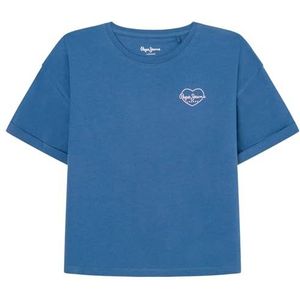 Pepe Jeans Nicky Sweatshirt voor meisjes, Blauw (Sea Blue), 6 Jaren