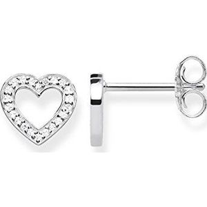 Thomas Sabo H1945-051-14 Oorstekers voor dames, hartjes, zirkonia, 925 sterling zilver