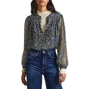Pepe Jeans Iseo blouse voor dames, Veelkleurig (Multi), XL