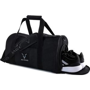 JAG Sporttas met schoenenvak Rugzak - Sporttassen voor Gym Accessoires Duffle Tas voor Reizen Fitness Fietsen en Zwemtas Vrouwen & Mannen, Zwart, Duffel Bag, zwart, Duffel Bag
