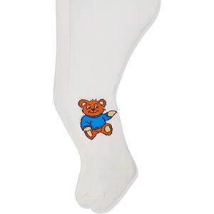 Playshoes Baby-meisjes teddybeer en effen kleuren met comfortabele tailleband panty (verpakking van 2), beige (origineel 900), 86/92 cm