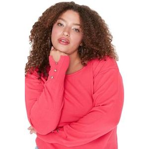 Trendyol Dames TBBAW23AN00038/Pembe Sweater, Roze, XL, roze, XL