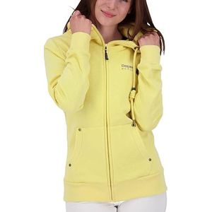 Deproc Active Dames hoodie sweatshirt sweatjack lange mouwen #Ankerglutwelle capuchontrui, vanille, 38