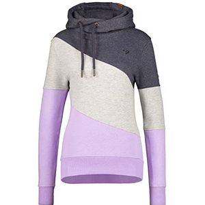 ALIFE and Kickin StacyAK A Hoodie Sweatshirt Dames Capuchontrui, Digital Lavender Melange, S