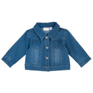 Chicco Spijkerjack baby-meisjes, Denim, 6M, Design in Italië