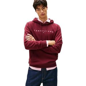 Tommy Jeans, Heren, Sweatshirts & Hoodies, Rood, Maat: XS Katoen,