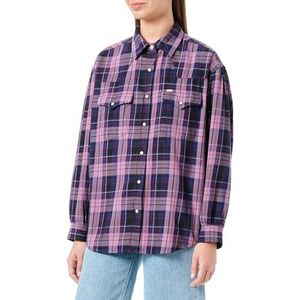 Lee Seasonal Western Shirt voor dames, blueberry, S