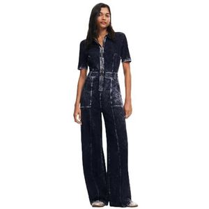 Desigual Jumpsuit_Farm, 5022 Azul Ultramar, XS, blauw, XS