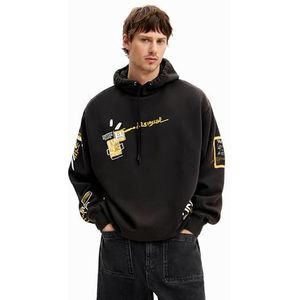 Desigual Sweat_ANUAR, 2000, L, zwart, L