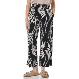 Street One Studio Dames Culottes met patroon in Zwart, in size: 32