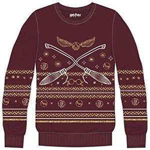 cotton division Meisjes Wohapompu037 Pullover, Bordeaux, 10 jaar, bordeaux, 10 Jaar