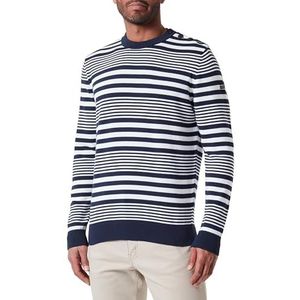 Armor Lux Marine trui, Marine Deep/Milk, L