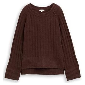 TOM TAILOR Damestrui, 39062 - Dark Pecan Brown Melange, XL