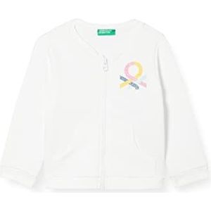 United Colors of Benetton Jas M/L 3J70C5920 Cardigan, wit 101, 68 meisjes
