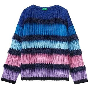 United Colors of Benetton trui voor meisjes en meisjes, Righe Multicolori 66u, 170 cm