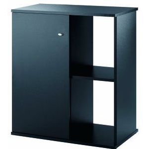 Ferplast Hydor Aquariumkast van hout Stand Cayman 60, push-pull-deuren, waterafstotende bovenkant, verstelbare poten, zwart