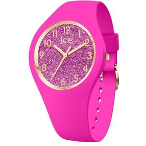 Ice-Watch - ICE glitter Neon pink - Roze dameshorloge met kunststof band - 021224 (Small)