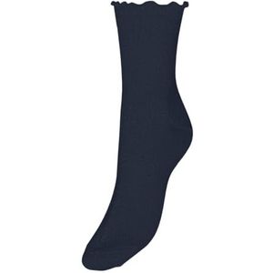 Vero Moda Vmmagic Glitter Socks Noos damessokken, Navy Blazer/Detail: Matching Lurex, Eén maat