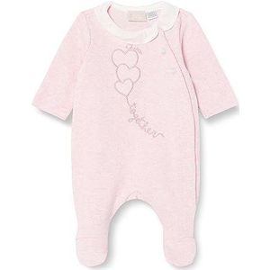 Chicco, Katoenen jumpsuit met voet, Meisje 0-24, Roze (925), 0 maanden