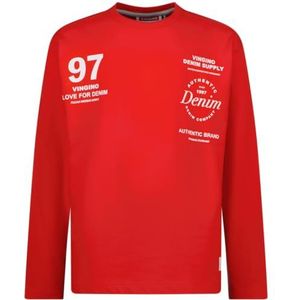 Vingino Jongens Jayco in Color Fiery Red Size 2, fiery red, 2 Jaar