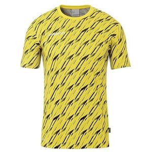 uhlsport Progressive 28 Jersey Korte Mouw Voetbalshirt Sport T-shirt voor Kinderen en Volwassenen - Herensnit - Ademend Voetbalshirt