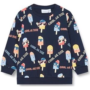 NAME IT Nbmhimmel Ls Sweat, blauw, 68 cm