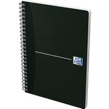 Oxford 100102565 notitieboek, A5, 180 pagina's, papier 90 g, liniatuur 5 mm, app Scribzee, zwart