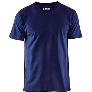 Blaklader 33601165 T-shirt met V-hals, marineblauw, XXL