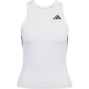 adidas Dames Train Essentials 3-Stripes Workout Tank, white/black, XS