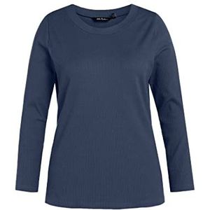 Ulla Popken, Dames, grote maten, turtleneckshirt, classic, zwart, 46/48 Grote maten