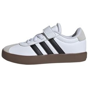 adidas Vl Court 3.0 el c Schoenen, FTWR White/core Zwart/Grijs one, 2.5 UK, Ftwr White Core Zwart Grijs One, 35 EU