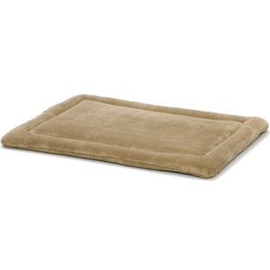 MidWest Homes for Pets Deluxe Micro Terry Huisdier Bed, Hondenbed en Krat Mat, Taupe, 127 cm