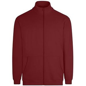 Mukua SZ270U Cooper, uniseks sweatshirt met ritssluiting, paars, maat L, crimson, L