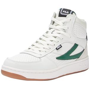FILA SEVARO Mid WMF, sneakers voor dames, wit-verdant groen, 38 EU, White Verdant Green, 38 EU