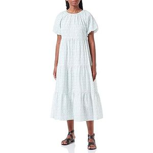 IZIA Maxi-jurk voor dames met korte mouwen 19327428, turquoise, M, turquoise, M