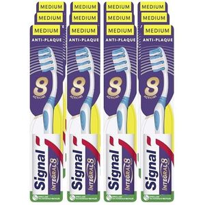 Signal - Soin Complet Integral 8 - Tandenborstel - Medium - Lot van 12
