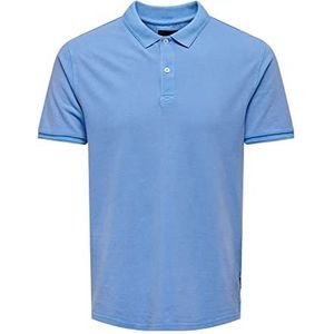 ONLY & SONS Poloshirt voor heren met korte mouwen, Marina, XL