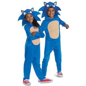 Sonic 3 The Film - Kostuum - Blauw - Officiële SEGA Licentie - Voor Kinderen 7-8 Jaar