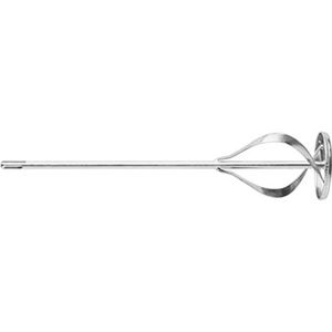 HARDY verf en gipsmenger Compatibel met alle SDS Plus-boren voor het mengen van lijmmortels tuiten dubbele spiraal roestvrij staal 75x400mm