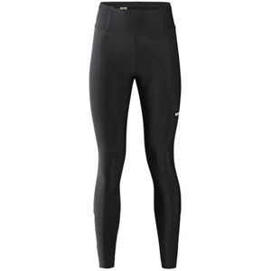 GORE WEAR Progress Thermo Tights+ Thermo-fietsbroek voor dames, GORE Selected Fabrics, 38, zwart/neon-geel