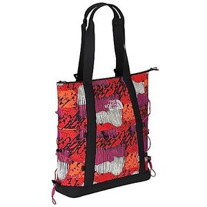 THE NORTH FACE Borealis Tote Vurig Rood Abstract Yose One Size, Vurige Rode Abstracte Yose, Eén maat