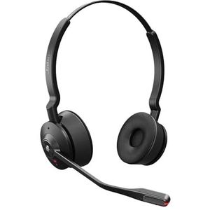 Engage 55 SE converteerbare headset MS met oorhaak, Link 400a DECT-adapter USB-A, Engage 55 Deskstand, 1,2 m USB-C naar USB-A-kabel, oorgels, hoofdband, nekband, draagtas, garantie
