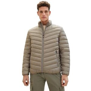 TOM TAILOR Heren 1038903 Jas, 32097-Smokey Olive Green, L, 32097 - Smokey Olive Green, L