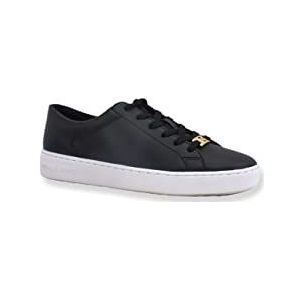 Michael Kors Keaton Lace Up Damessneakers, Zwart, 38 EU