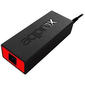 Approx appua90brlite Universele auto-adapter voor Notebook 90 W, zwart en rood