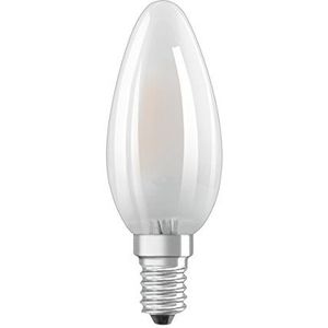 OSRAM LED lamp | Lampvoet: E14 | Warm wit | 2700 K | 2,80 W | mat | LED Retrofit CLASSIC B DIM [Energie-efficiëntieklasse A++] | 6 stuks
