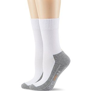 Camano Sportsokken voor heren (set van 2), wit (white 1), 35/38 EU