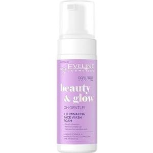 EVELINE Schoonheid & Glow Oh Zacht! Illuminating Cleansing Face Foam Brightening Geschikt voor veganisten Voedend Hydraterend Verzachtend Illumiglow 99% Natuurlijke Ingrediënten 150 ml