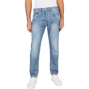 Pepe Jeans Callen Jeans voor heren, Blauw (Denim-mi4), 32W / 32L