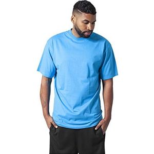 Urban Classics Basic Crew Neck Tall Tee T-shirt heren, turquoise, 5XL